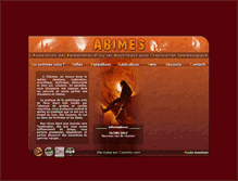 Tablet Screenshot of abimes-speleologie.fr